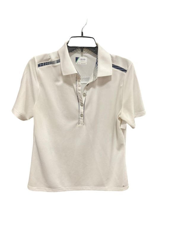 Athletic Top Short Sleeve By Izod In Multi-colored, Size: L Online Hot Sale