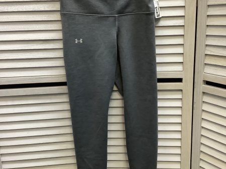 Athletic Leggings By Under Armour In Grey, Size: M Supply