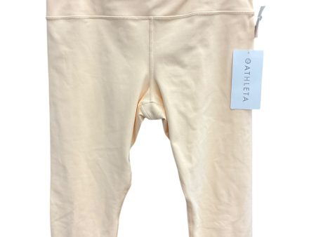 Athletic Leggings Capris By Athleta In Peach, Size: L Cheap