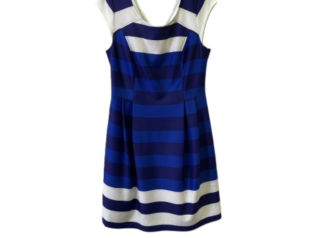 Blue Dress Casual Short By Signature By Robbie Bee, Size: L Online now