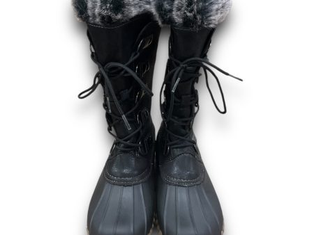 Boots Snow By Yuu Collection In Black, Size: 6 Discount