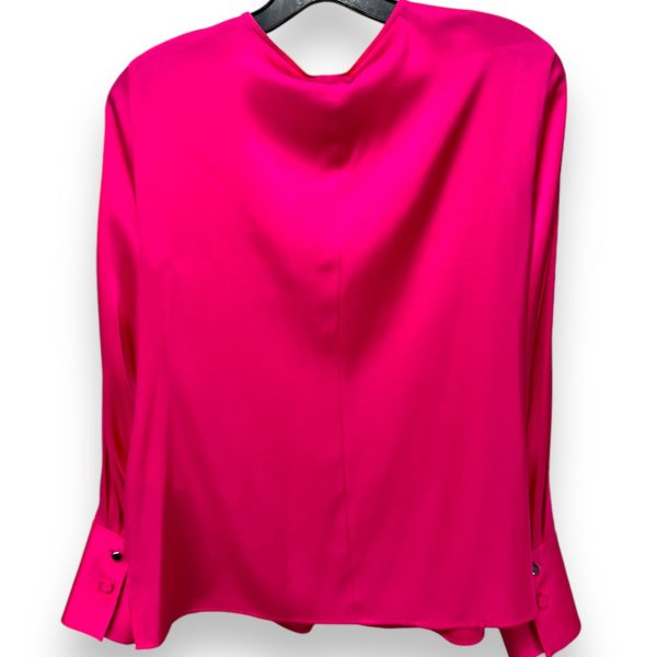 Blouse Luxury Designer By Hugo Boss In Pink, Size: S For Discount