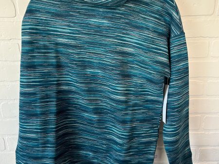 Athletic Top Long Sleeve Collar By Talbots In Teal, Size: M Hot on Sale