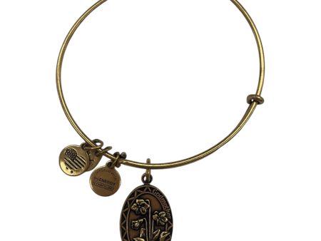 Bracelet Bangle By Alex And Ani In Gold, Size:0 For Cheap