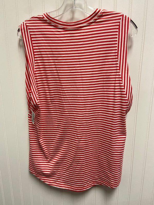 Top Sleeveless Basic By Michael By Michael Kors In Striped Pattern, Size: L For Sale