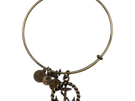 Bracelet Bangle By Alex And Ani In Gold, Size:0 For Cheap