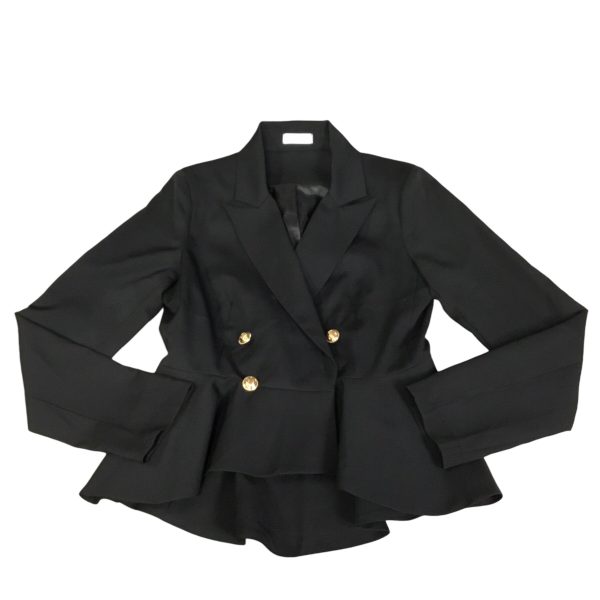 Blazer By Vestique In Black & Gold, Size: Mini Online now