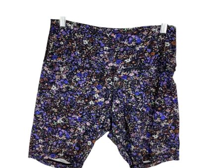 Athletic Shorts By Lululemon In Floral Print, Size: 10 Online Hot Sale