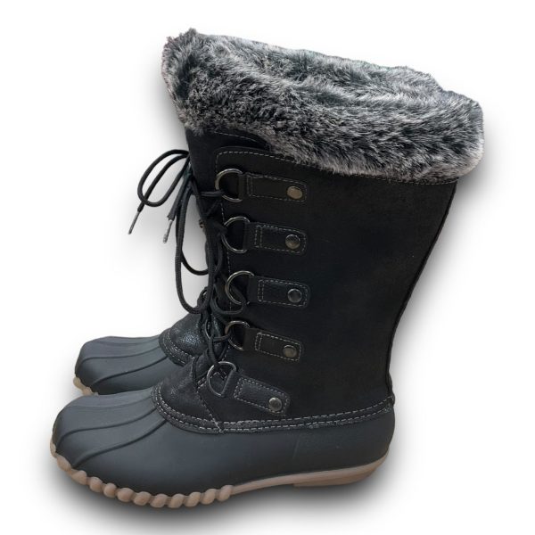 Boots Snow By Yuu Collection In Black, Size: 6 Discount